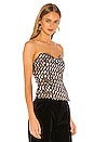 view 2 of 5 Sequin Bustier in Art Deco Sequin