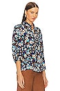 view 2 of 4 Frontier Blouse in Midnight Blue Floral