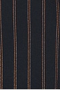 view 5 of 5 Portrait Neck Vest in Navy Copper Pinstripe