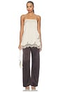 view 5 of 5 Side Button Cami in Champagne