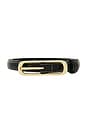 view 3 of 3 The Aya Belt in Black Vegetable