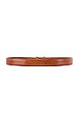 view 2 of 3 The Inga Belt in Cognac Lizard