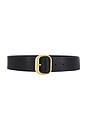 view 1 of 3 CEINTURE SALERNO in Black Vegetable