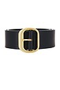 view 3 of 3 CEINTURE SALERNO in Black Vegetable
