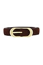 view 3 of 3 CEINTURE MIRA in Espresso Suede