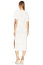 view 3 of 3 The Isabella Midi Dress in Off White