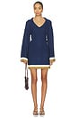 view 1 of 3 Willamina Knit Dress in Atlantic Stripe