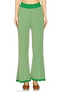 view 1 of 6 The Ceilia Knit Pant in Matcha