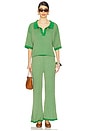 view 5 of 6 The Ceilia Knit Pant in Matcha