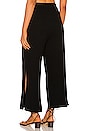 view 3 of 4 The Juliette Pants in Black Rib