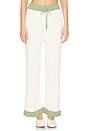 view 1 of 6 The Cielo Knit Pants in Creme Pistachio in Créme Pistachio