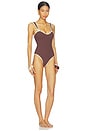view 2 of 4 The Luana One Piece in Cocoa