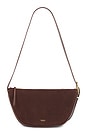 view 1 of 4 The Osimo Shoulder Bag in Cocoa Suede