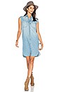 view 1 of 3 Sleeveless Button Up Dress in Marble