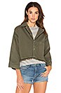 view 2 of 5 VESTE EN JEAN BRODÉ in Army