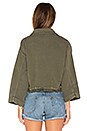 view 4 of 5 VESTE EN JEAN BRODÉ in Army