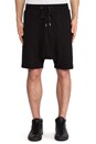 view 1 of 5 Drop Crotch Sport Short in Black