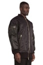 view 3 of 5 Oversized Bomber Jacket in Black