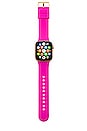 view 1 of 2 Antimicrobial Apple Watchband in Neon Pink