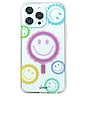 view 1 of 4 Magsafe Compatible Iphone 14 Pro Case in Glitter Smiley