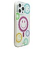 view 4 of 4 Magsafe Compatible Iphone 14 Pro Case in Glitter Smiley