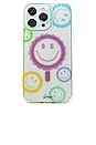 view 1 of 4 Magsafe Compatible Iphone 14 Pro Max Case in Glitter Smiley