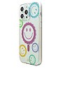 view 2 of 4 Magsafe Compatible Iphone 14 Pro Max Case in Glitter Smiley