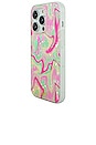 view 3 of 4 Magsafe Compatible Iphone 14 Pro in Strawberry Matcha