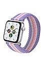 view 2 of 3 Knit Apple Watchbands in Lavender & Pink Stripe