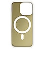 view 2 of 4 Magsafe Compatible Iphone 15 Pro Max Case in Kintsugi Gold Foil