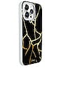 view 4 of 4 Magsafe Compatible Iphone 15 Pro Max Case in Kintsugi Gold Foil