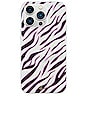 view 1 of 4 Magsafe Compatible Iphone 15 Pro Max Case in Y2k Zebra