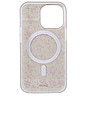 view 2 of 4 Magsafe Compatible Iphone 14 Pro Case in Cottage Floral Pink