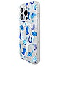 view 3 of 4 Magsafe Compatible Iphone 15 Pro Case in Disco Cowgirl Blue