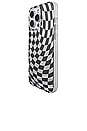 view 3 of 4 Magsafe Compatible Iphone 15 Pro Max Case in Checkmate Black & Silver