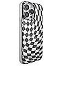 view 4 of 4 Magsafe Compatible Iphone 15 Pro Max Case in Checkmate Black & Silver