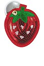 view 3 of 4 Airtag Keychain in Strawberry