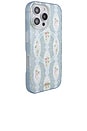 view 4 of 4 Iphone 16 Pro Case in Cottagecore in Blue
