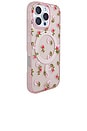 view 4 of 4 Iphone 16 Pro Case in Roses Are Red in Pink
