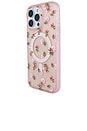 view 3 of 4 Iphone 16 Pro Max Case in Roses Are Red in Pink
