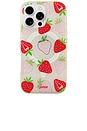 view 1 of 4 Iphone 16 Pro Case in Wild Strawberries in Cream