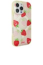 view 4 of 4 Iphone 16 Pro Case in Wild Strawberries in Cream