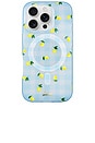 view 1 of 4 Iphone 16 Pro Case in Lemon Gingham in Blue