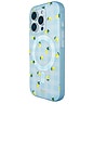 view 3 of 4 Iphone 16 Pro Case in Lemon Gingham in Blue