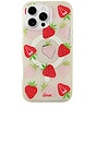 view 1 of 4 Iphone 16 Pro Max Case in Wild Strawberries in Cream