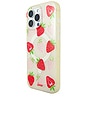 view 3 of 4 Iphone 16 Pro Max Case in Wild Strawberries in Cream