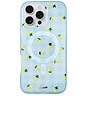 view 1 of 4 Iphone 16 Pro Max Case in Lemon Gingham in Blue