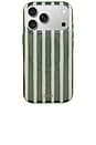 view 1 of 4 Magsafe Compatible iPhone 17 Pro Case in Abstract Stripe Sage
