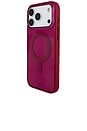 view 3 of 4 Magsafe Compatible iPhone 17 Pro Max Case in Glass Maroon