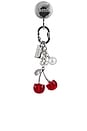 view 1 of 4 Phone Charm With Adhesive Hook in Red Cherry